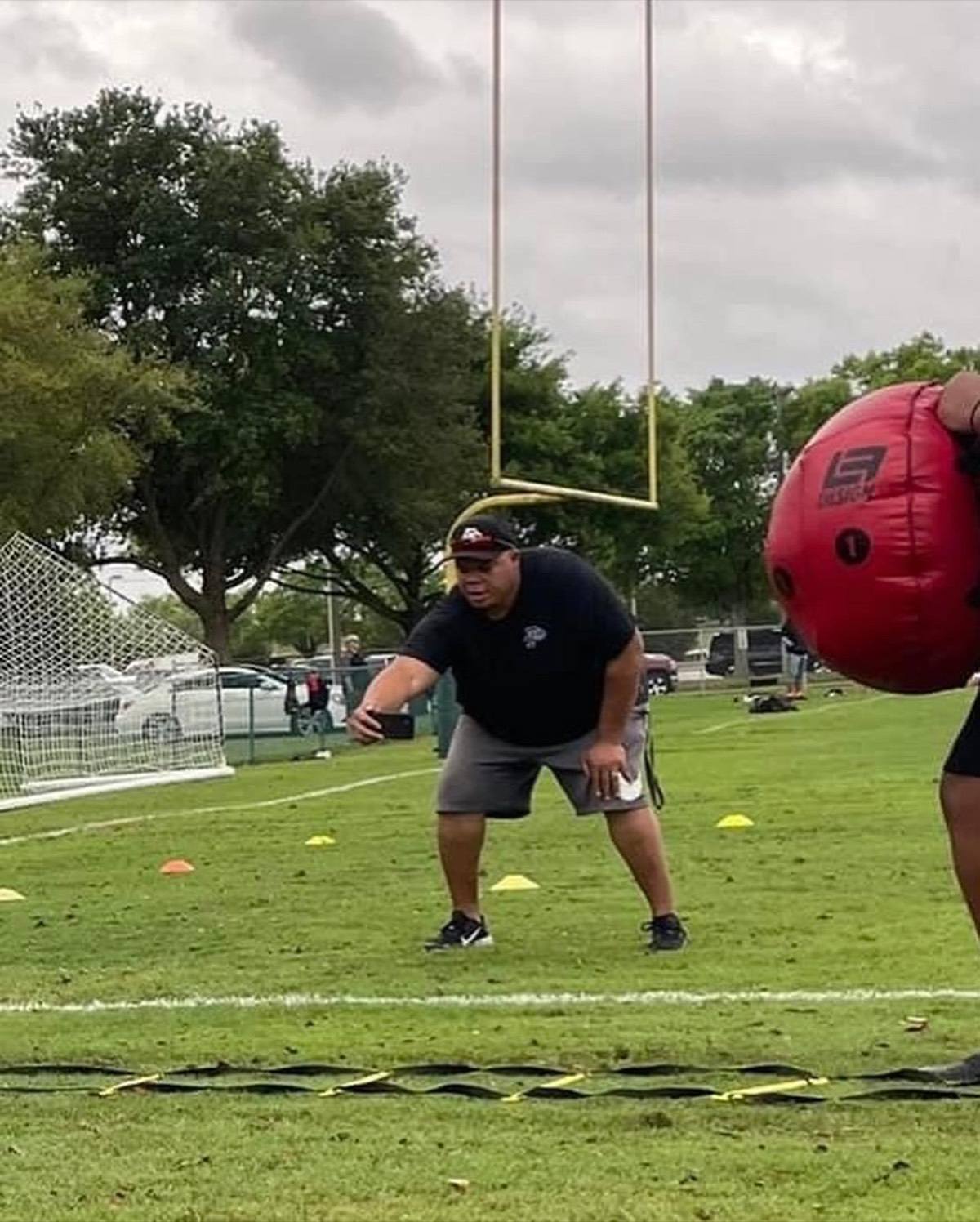 Coach Sapp training